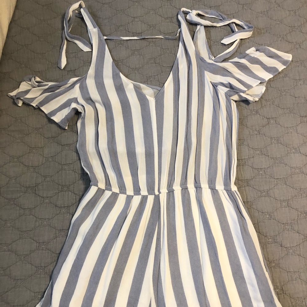 Striped romper